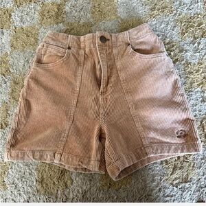 Billabong corduroy tan retro shorts